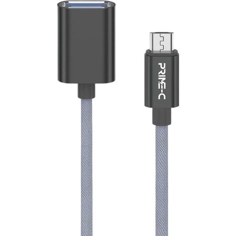 Câble adaptateur micro OTG, transmission sans courant, durable, sans délai ni latence.
