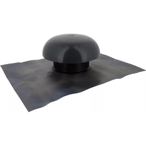 Lüftungskappe Ziegel Ø125 mm NICOLL mit Dichtungskragen - CDT12