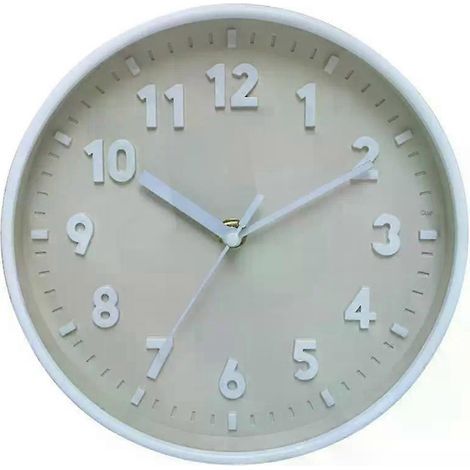 HONORNIC - Carte de couleurs Pantone Pop Color Changchun Flower Blue Horloge murale silencieuse de 20 cm (8 pouces) Horloge simple pour salon (1/4)