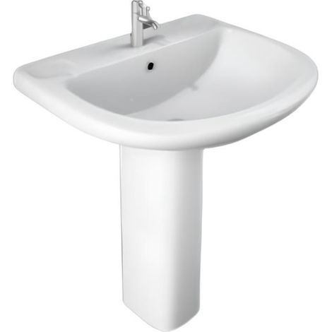 Columna de lavabo suspendida blanco brillo - Rak Ceramics Orient