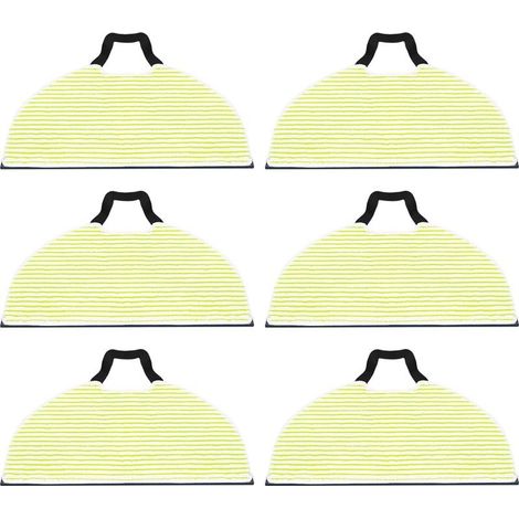 Lot de 6 lingettes de nettoyage compatibles avec le robot aspirateur laveur 2-en-1 Shark Matrix Plus AI Ultra (modèles AV2610WA, RV2610WA, RV2610BTUS, AV2620WA, AV2630WA, RV2410WD, RV2402WD) (1/5)