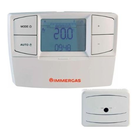 Immergas Cronotermostato Comando Remoto Modulante On/Off Crono 7 Wireless 3.021624