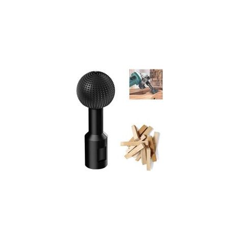 10mm Rotative Fraise Spherique bois Tête de Meulage pour Meuleuse Sculpture sur Bois Foret Sculpture Lime Sphérique pour Meuleuse d'angle 100/115/125 (1/5)