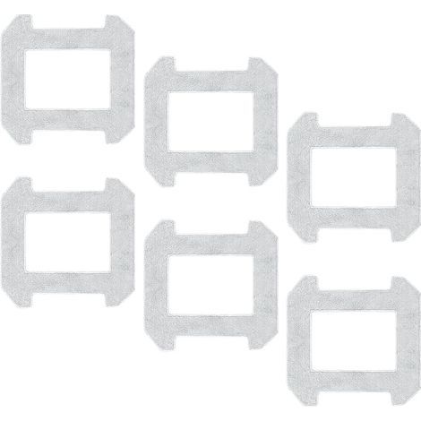6 pièces pièce de rechange pour serpillières pour Dreame C1 /C1 Station chiffons de lavettes Robot accessoires en tissu de nettoyage chiffon de nettoyage (1/5)