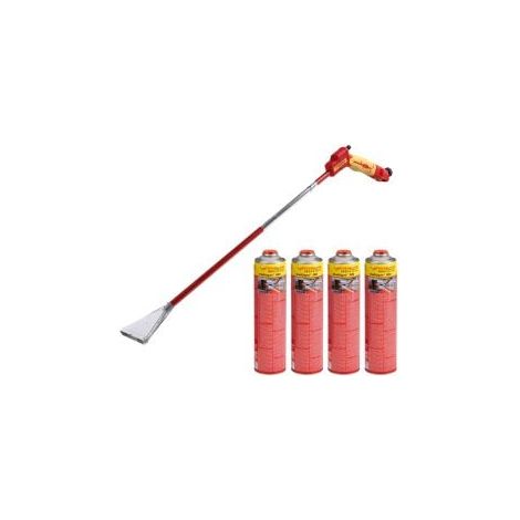 ROTHENBERGER Industrial Unkrautbrenner PREMIUM inkl. 4x Multigas 600 ml breiter Brennerkopf 900 °C - 1500005273 (1/5)