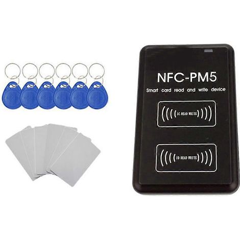 NFC-Smartcard-Lesegerät, Gravierer, Kopierer, tragbarer Duplikator, Programmierer – 6 Karten, 6 Schleifen