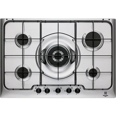 Electrolux Piano Cottura PX750UV a Gas 5 Fuochi Gas Colore Inox Linea Soft (1/2)