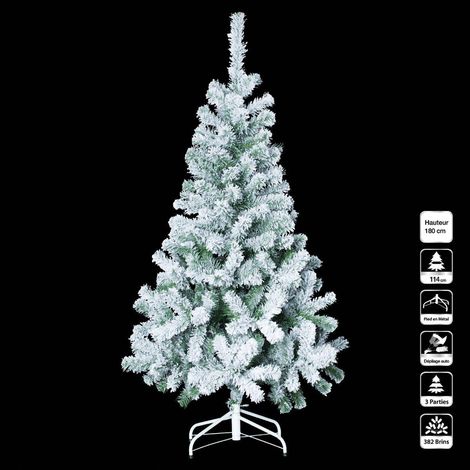 Sapin Floqué 180 cm - Feeric lights & christmas