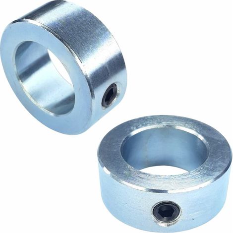 2x 12x22x12mm Anschlagring, mechanischer Anschlag, DIN 705-Norm, Positionierhülse, Klemmung, Drehachse, Industriequalität (1/2)