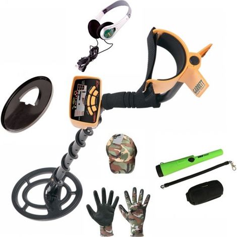 Garrett metal detector ACE 250 + Cuffie + Copri piastra (Hunter pack) 1139070