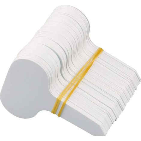 100 étiquettes blanches réutilisables pour semis, 5 x 7 cm (1/5)