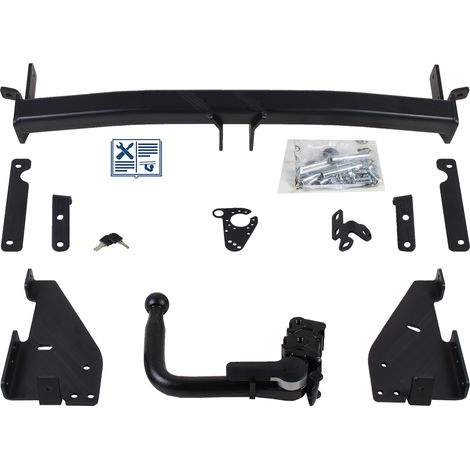 Attelage - Jaguar XF I - 03/08-04/15 - rotule démontable - GDW - Faisceau universel 7 broches (1/2)