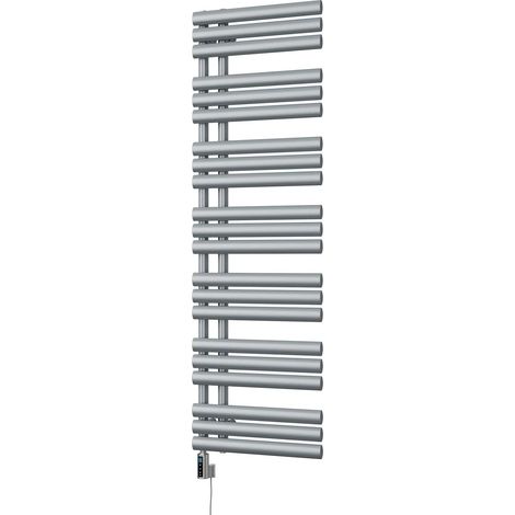 Percival - Silver Electric Towel Rail H1592mm x W500mm 800w Thermostatic WIFI (1/3)