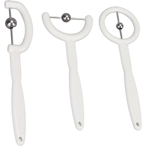 3 pièces Balle en Acier Inoxydable 304 pour Exercices de Pointe de Langue - Outils de Renforcement Musculaire Oral (1/5)