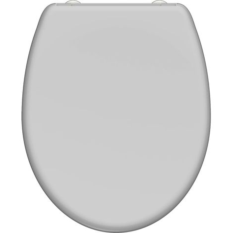 Tapa WC cierre suave liberación rápida GREY duroplast SCHÜTTE (1/5)