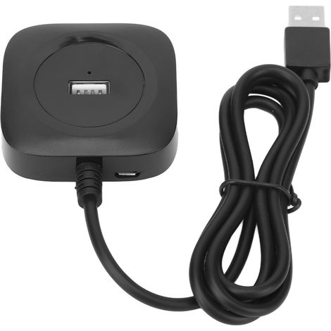 4-Port USB 2.0 Datenhub, Splitter und Multiport-Adapter für Tastatur, Maus und USB-Stick (1/5)