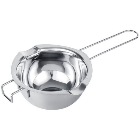 BUNTHAUS Pot à fondre en acier inoxydable de 480 ml avec bec verseur, chocolat – (1/5)