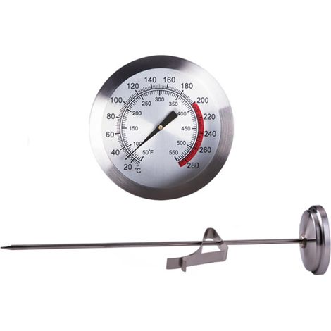 POPETPOP Thermomètre Alimentaire en Acier Inoxydable Clip (1/5)