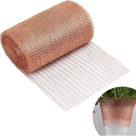 Filet en cuivre pour jardin, 6 m x 12,5 cm, filet anti-rongeurs (1/5)