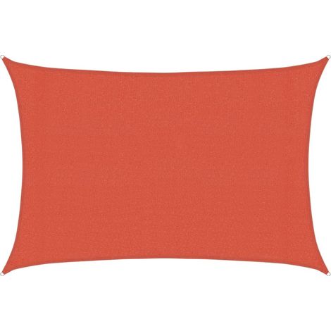Maison Exclusive - Sonnensegel 160 g/m² Terrakottarot 3x5 m HDPE (1/5)