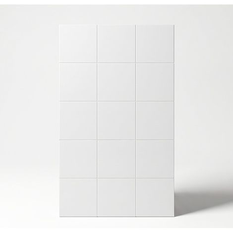 Carrelage Mur Ceramic Connection White Mate 20x20 cm