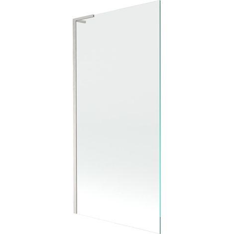 Mexen Next L paravento vasca da bagno ad un'anta 90 x 150 cm, trasparente, nichel spazzolato - 895-090-000-03-00-97 (1/5)