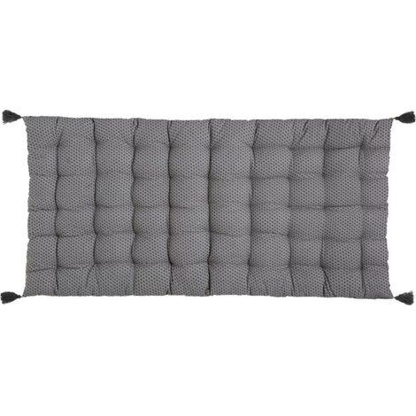 Matelas de Sol 4 Pompons "Otto" 60x120cm Gris