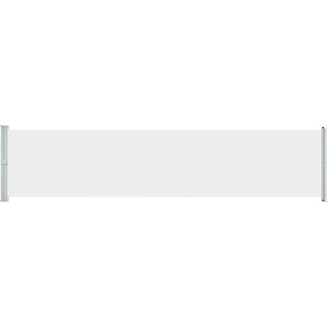 Maison Exclusive - Ausziehbare Seitenmarkise 140x600 cm Creme