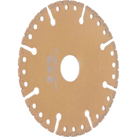 Disque de coupe circulaire segmenté multi-usages à lame de scie diamantée pour la maçonnerie de pierre, 115 x 22,23 mm (1/5)