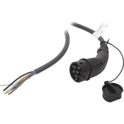 Prise voiture electrique EU - 7.5m 32A triphase 5x6mm2 + 1x0.5mm2
