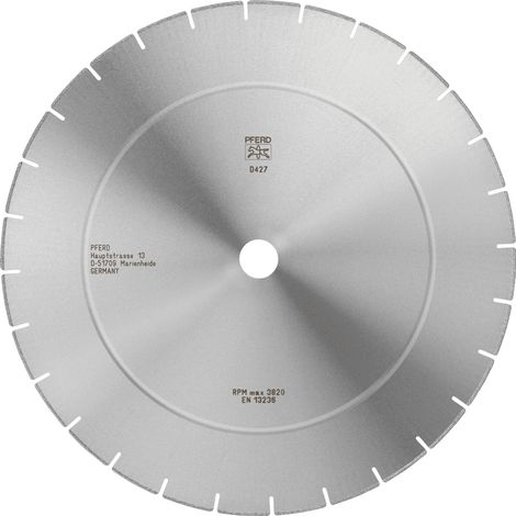 PFERD TOOLS Diamant-Trennscheibe D1A1R 400x3,8x30,0mm D427 (grob) segmentiert für GFK/CFK (1/2)