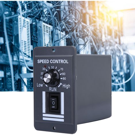 Contrôleur de vitesse pour moteur à balais PWM 12-60 V CC 40 A avec interrupteur réversible CW/CCW (1/5)