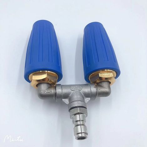 Rotierende Turbodüse, universelle Hochdruckreiniger-Düse, 1/4 4000 PSI Quick Connect rotierende Turbinen-Reinigungsdüse für Wasser-Hochdruckreiniger