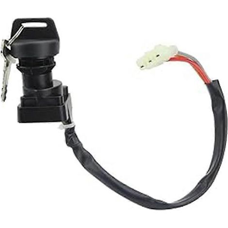 Contacteur à clé d'allumage à 3 broches pour motos et quads : références 3430-040, 250, 300, 400, 500 et 2x4, ainsi que 37110-05G00 et 37110-07G00. (1/5)