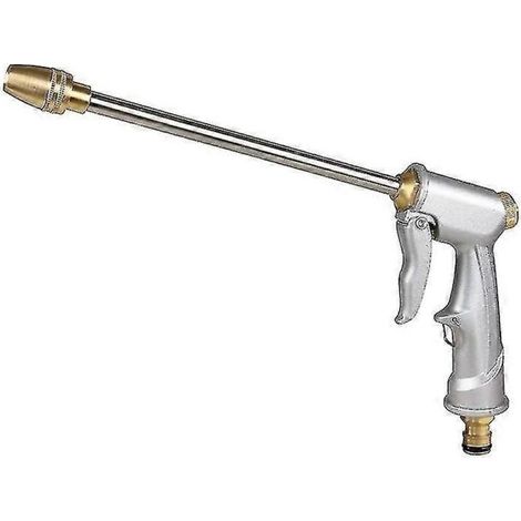 Garden Spray Guns, Metal Adjustable High Pressure Spray Nozzle, Waterproof Spray Nozzle Hy (1/4)