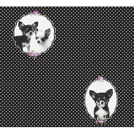 A.S. Creation Little Stars 358512 Vliestapete 3D Optik 0.53 m x 10.05 m Schwarz (1/5)