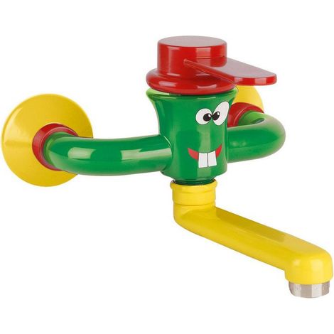 Miscelatore lavabo a parete monocomando a dischi ceramici - Idral Kids 01221 (1/5)