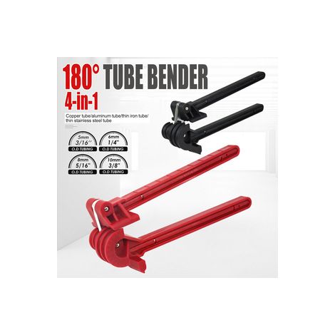 Lot de 2 cintreuses 4‑en‑1 180° – Quatre gorges, usage combiné – Réf. CT‑369FHA pour tubes cuivre et acier (1/4)