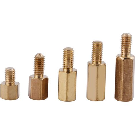 Kit de montage DIY de 300 goujons hexagonaux en laiton étanches M3, mâles et femelles, adaptés aux cartes mères PCB. (1/5)