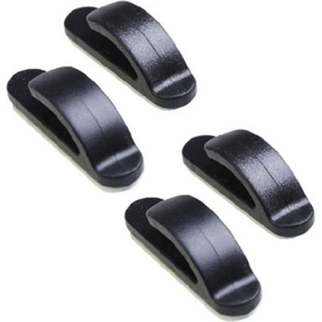Ahlsen Gancho autoadhesivo para coche - Práctico - Plástico - Negro (1/4)