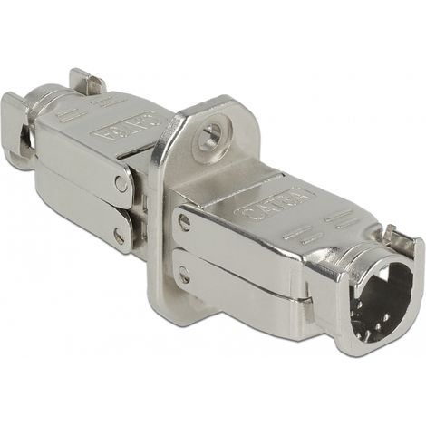 Delock Acoplador para cable de red Cat.6A STP sin herramientas para la instalación
