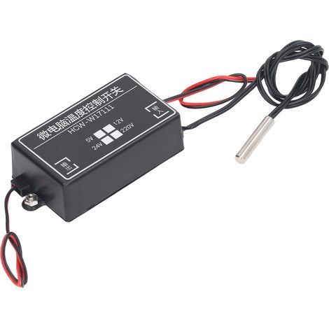 12-V-Mikrocomputer-Digitalthermostat, Temperaturregler, einstellbarer Befehlstyp, hochpräziser Steuerschalter (1/5)