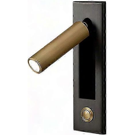 Wandmontierte Einbau-Leseleuchte mit Druckknopfschalter, Nachttischlampe für das Wohnzimmer, Modell A888120541 (1/5)