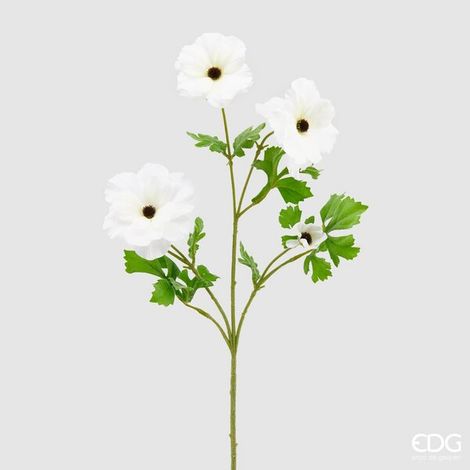 EDG Enzo De Gasperi Cosmos Rex  4 Rami H 65 Cm Bianco
