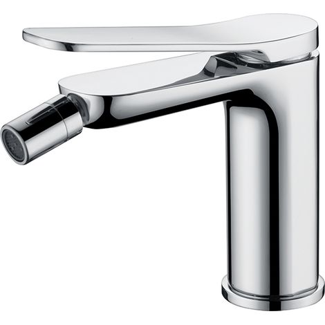 Robinet de bidet avec monocommande  Modèle DANEMARK  Couleur Gris  Finition en Chrome [ IMEX® ] (1/2)