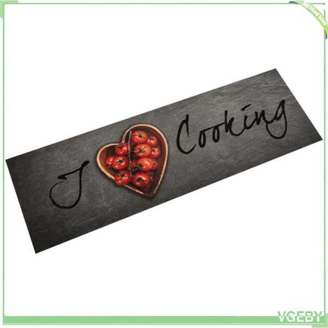 Tapis de cuisine - FAFEISY - Cooking - 45x150 cm - velours doux - antidérapant (1/5)