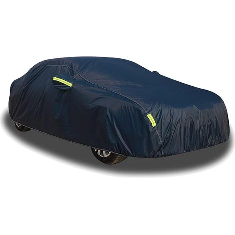Telo copriauto per esterni 470 x 190 x 185 cm, protezione contro pioggia, sole, neve, completamente impermeabile, protezione UV, antipolvere, per inverno ed estate, protezione (1/5)