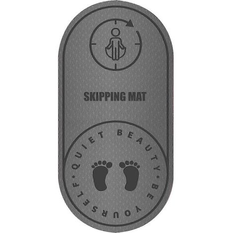 Tapis de corde à sauter antidérapant en TPE pour entraînement en intérieur - Absorption des chocs, antidérapant, Pro (1/5)