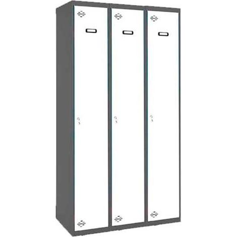 Taquilla 1800x900x500 SIMONLOCKER PROFESIONAL SINGLE 3/3 300 (900) AN/BL marca SIMONRACK