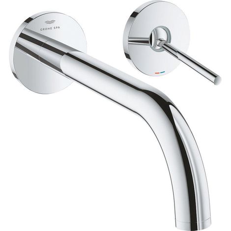 Batterie murale 2-L-WT Atrio 29406 FMS projection 221 mm chromé (1/2)